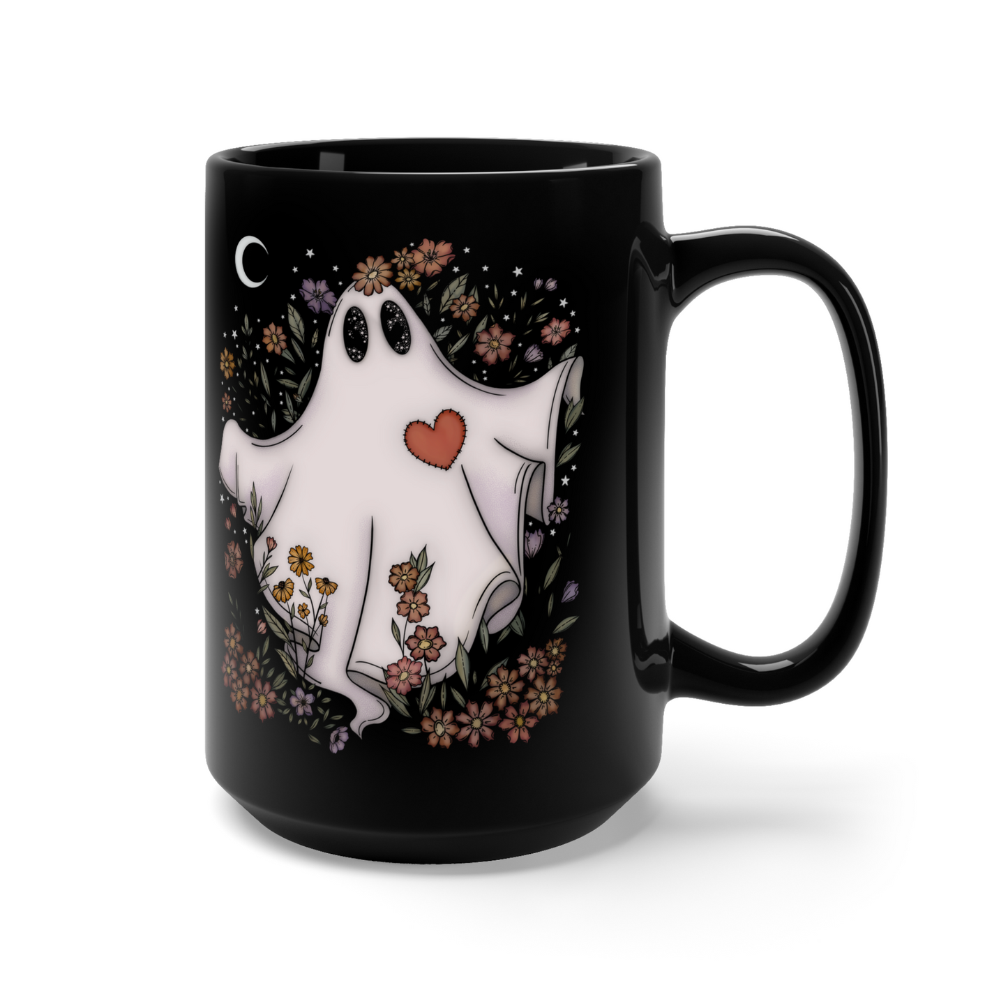 Custom Ghost 15oz Black Mug -Esdee