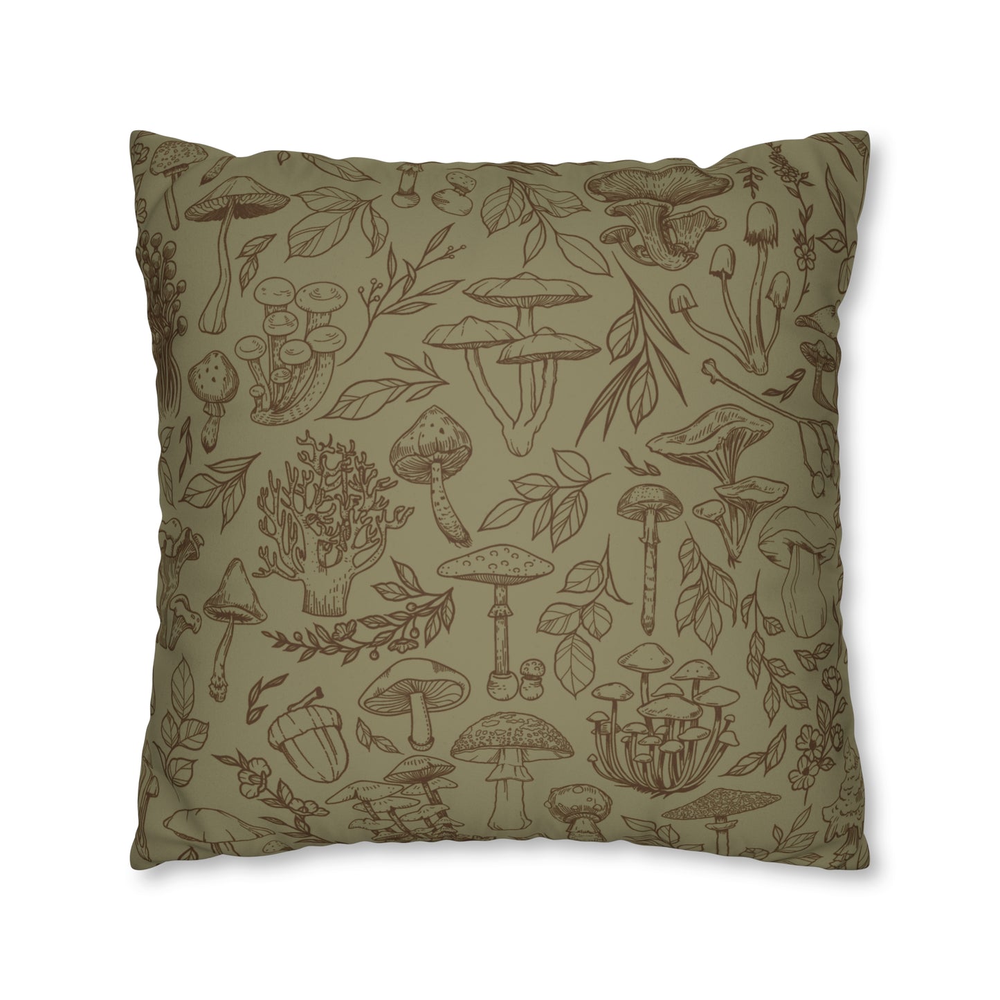 Wizard Tarot Card Faux Suede Square Pillow Case - Esdee