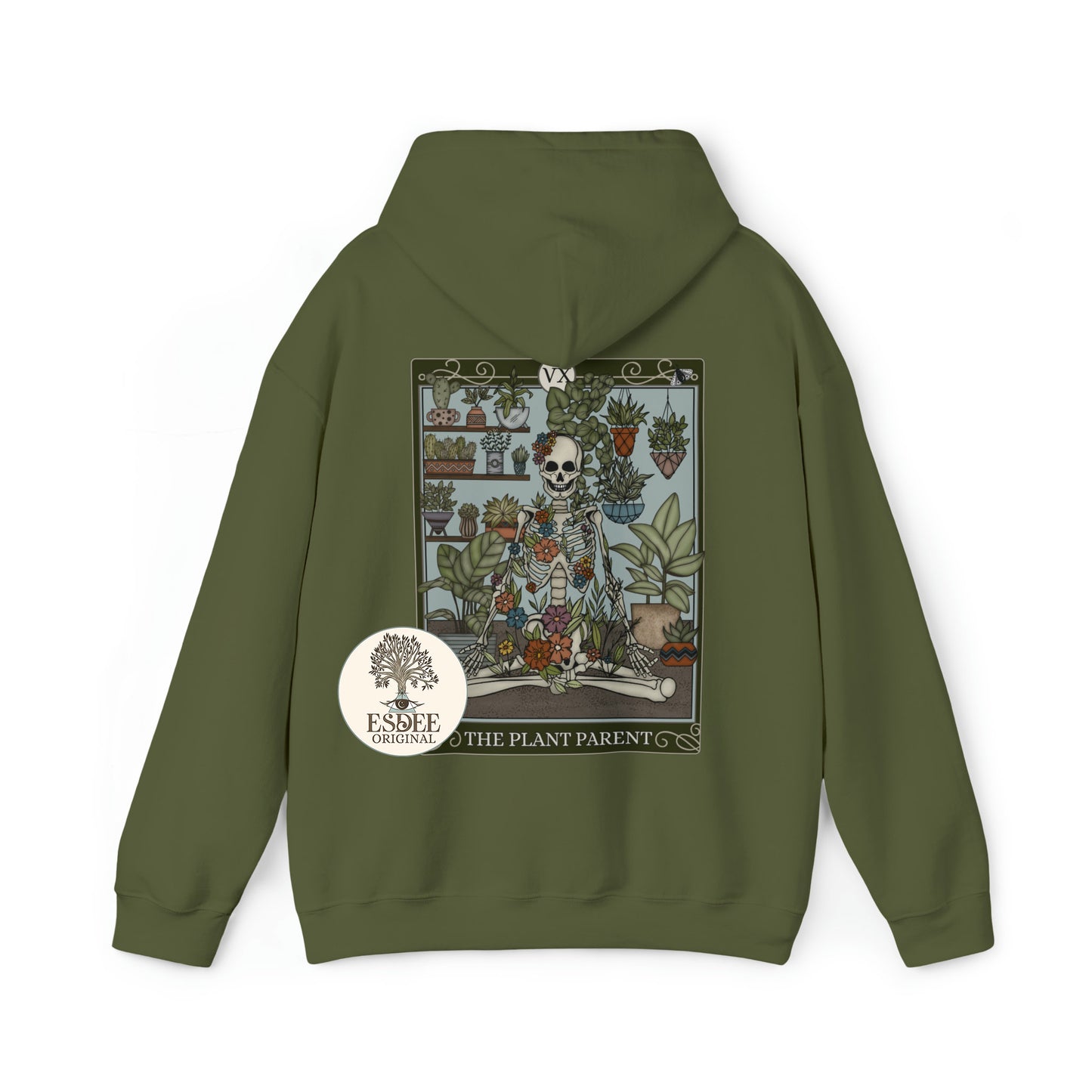 Plant Parent Tarot Card Hoodie - Esdee