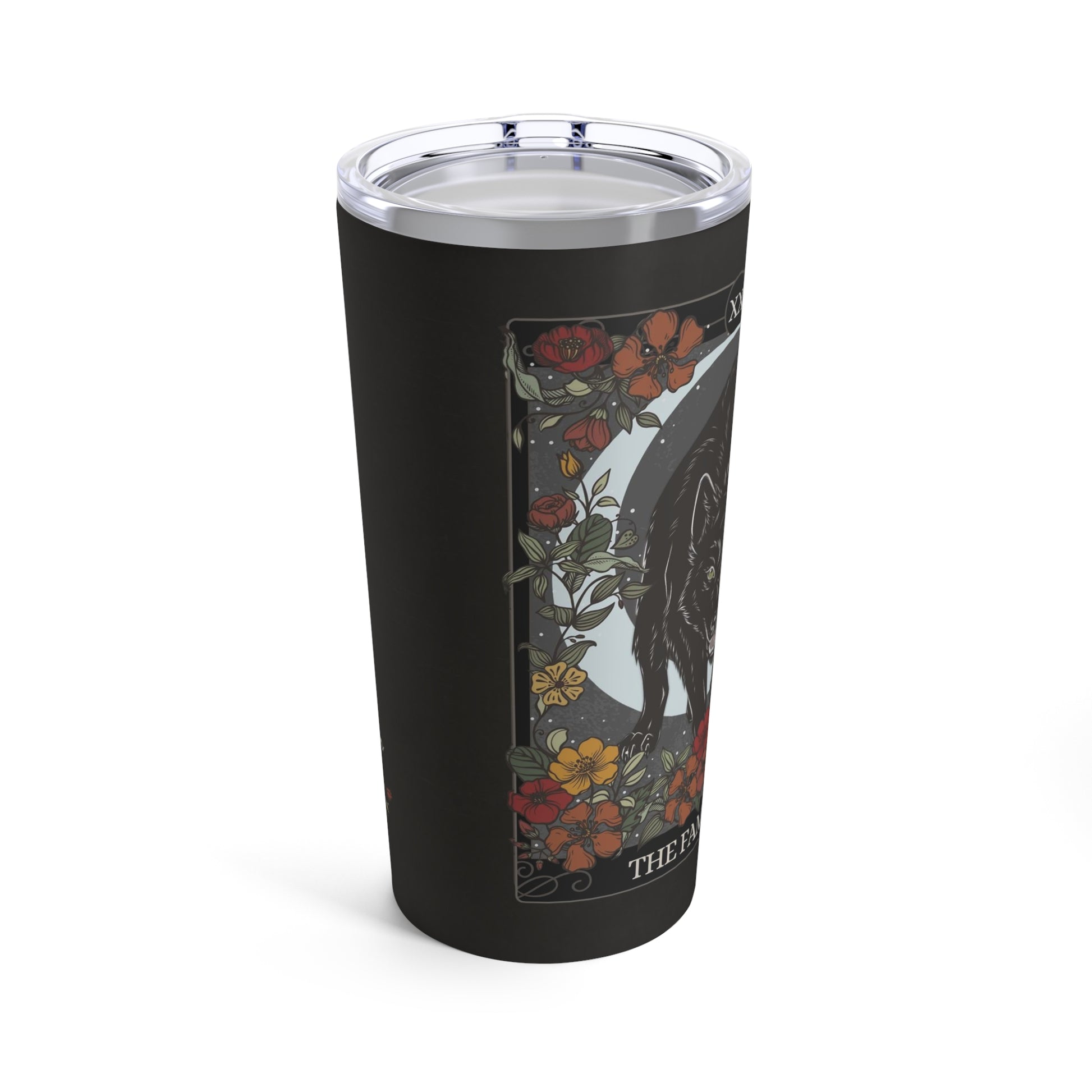 Familiar Tarot Card Custom 20oz Tumbler - Esdee