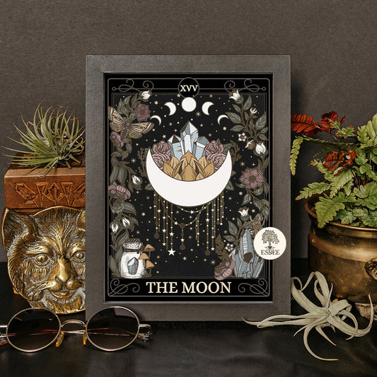 The Moon Tarot Card Poster - Esdee