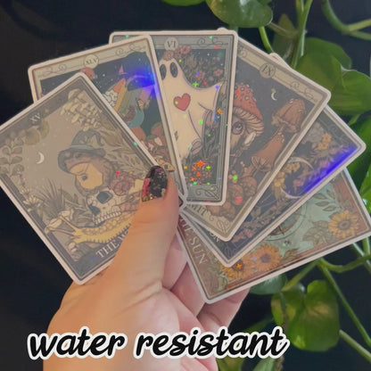 The Queen Tarot Card Sticker