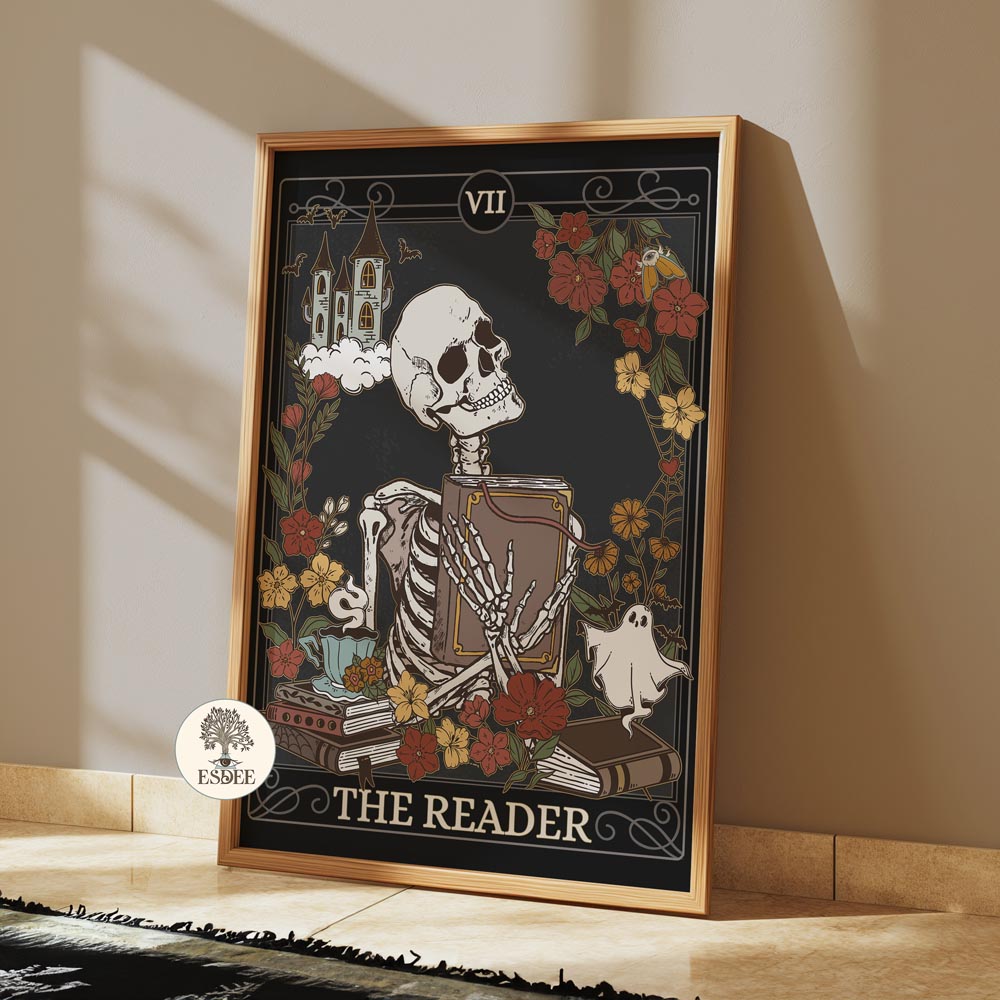 The Reader Tarot Card Poster - Esdee