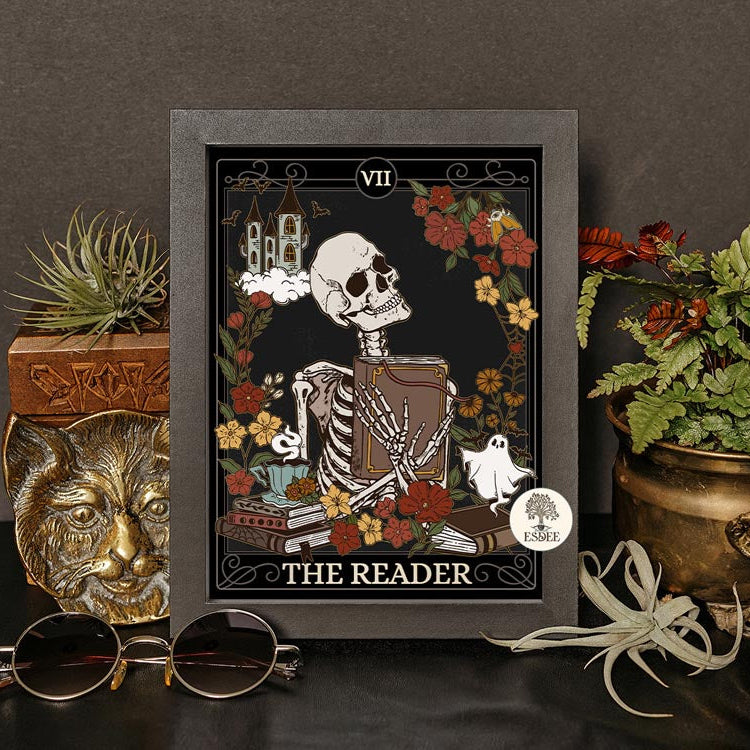 The Reader Tarot Card Poster - Esdee