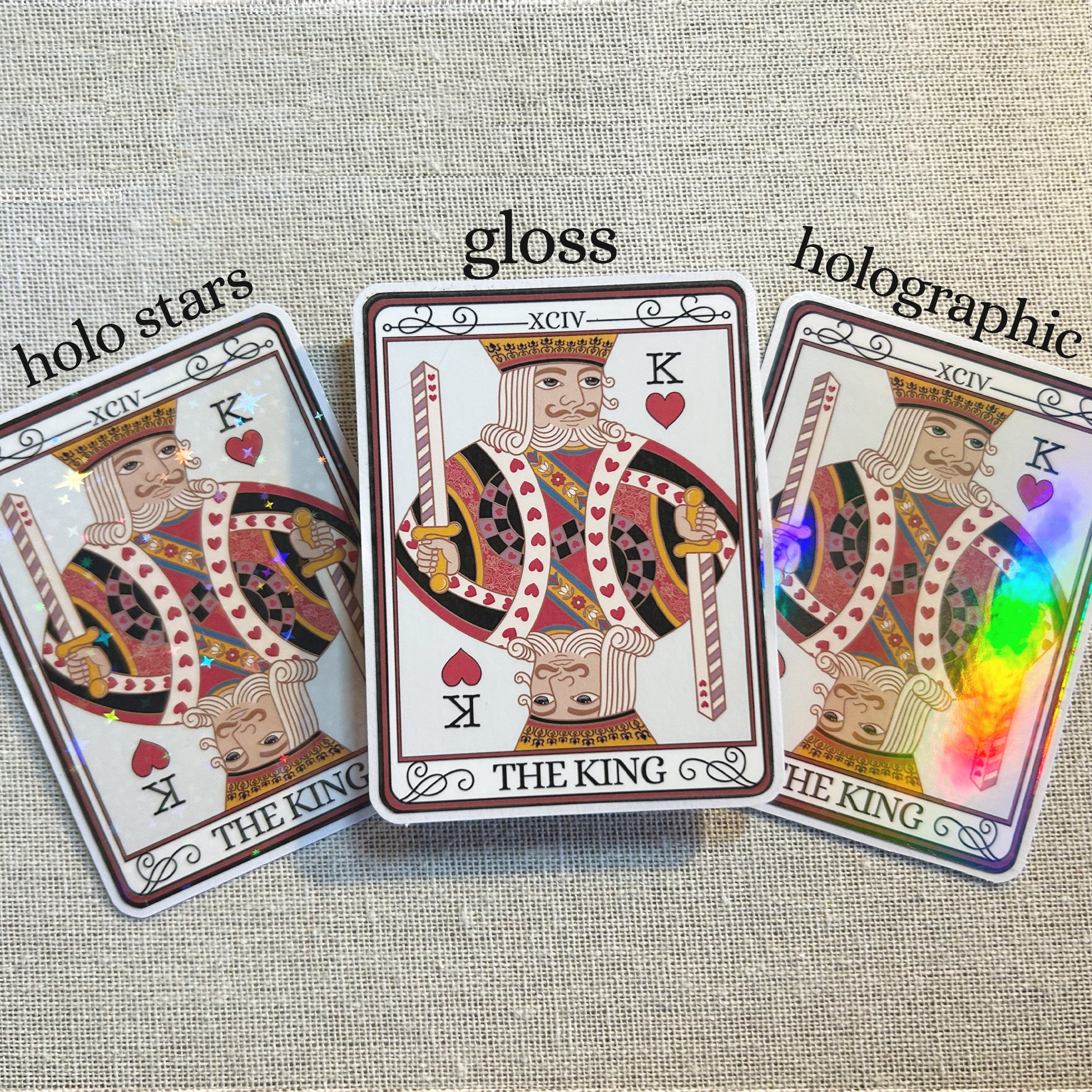 The King Tarot Card Sticker - Esdee