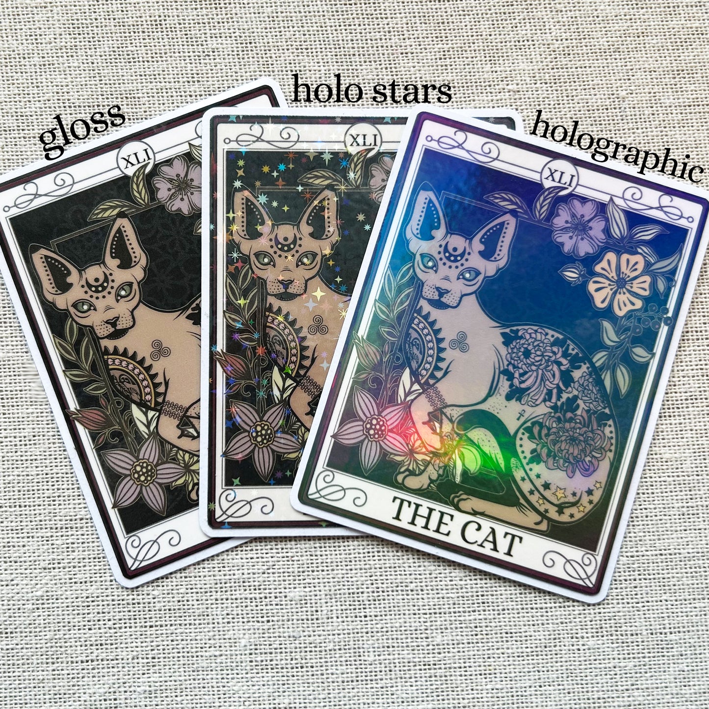 The Cat Tarot Card Sticker - Esdee