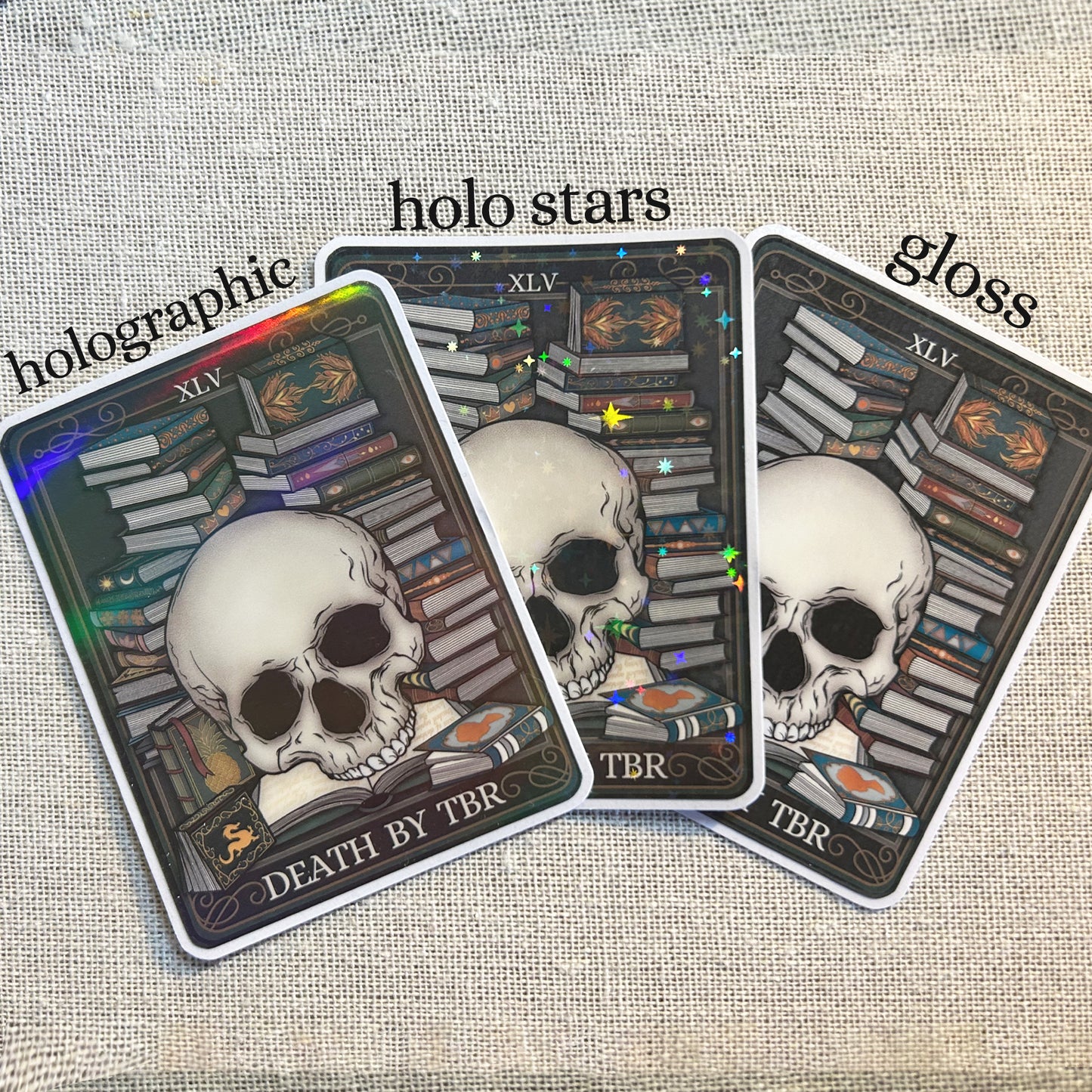 Death by TBR Tarot Card Sticker -Esdee