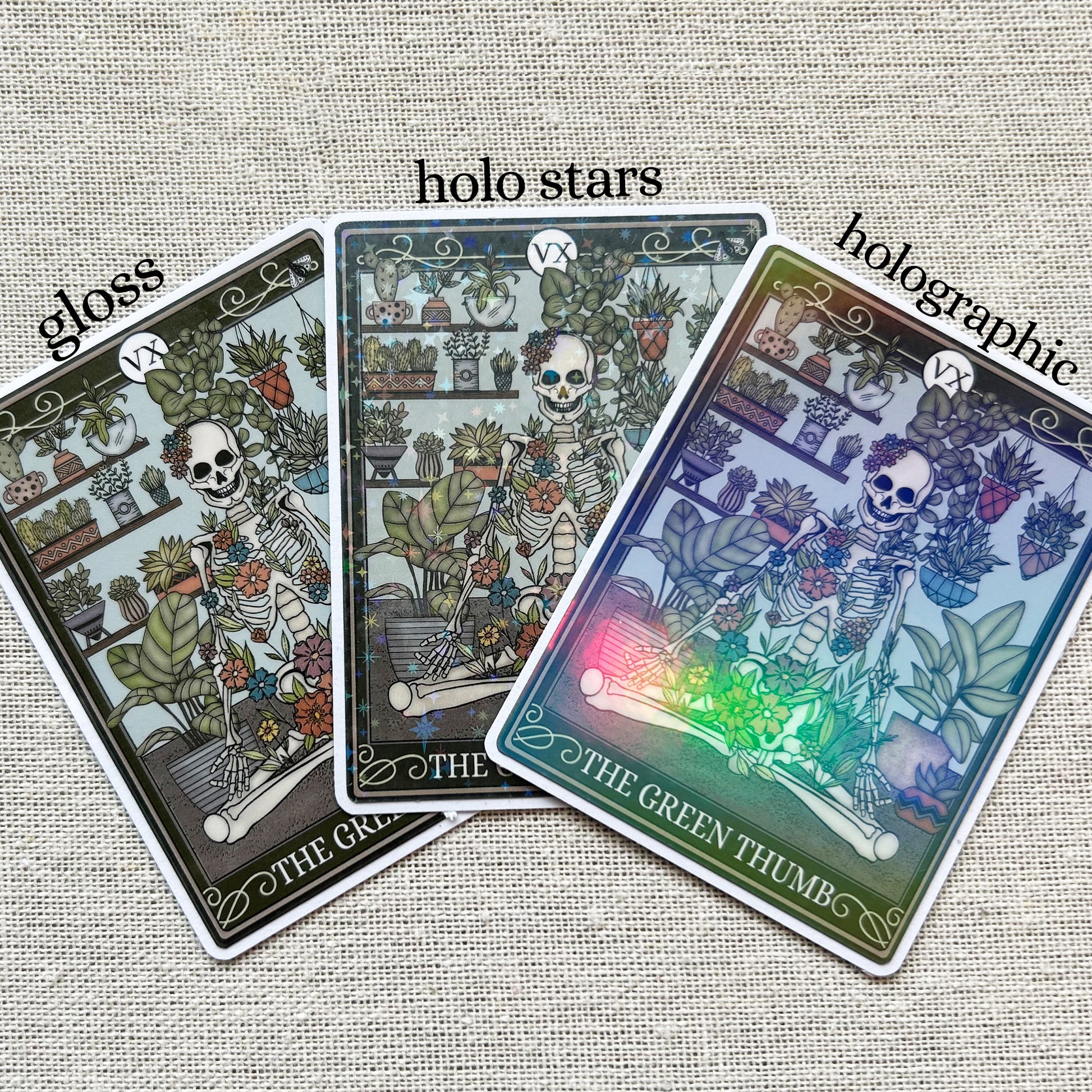 The Green Thumb Tarot Card Sticker - Esdee