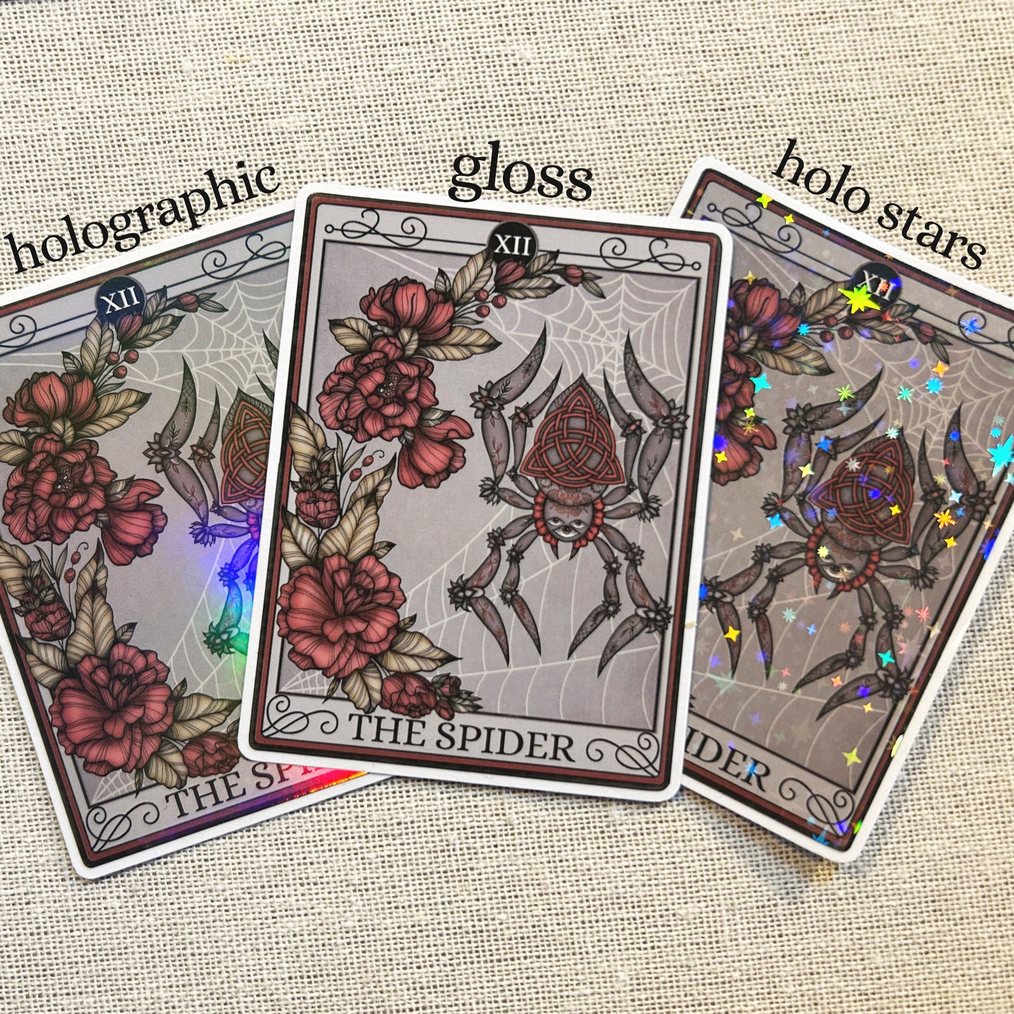 The Spider Tarot Card Sticker - Esdee