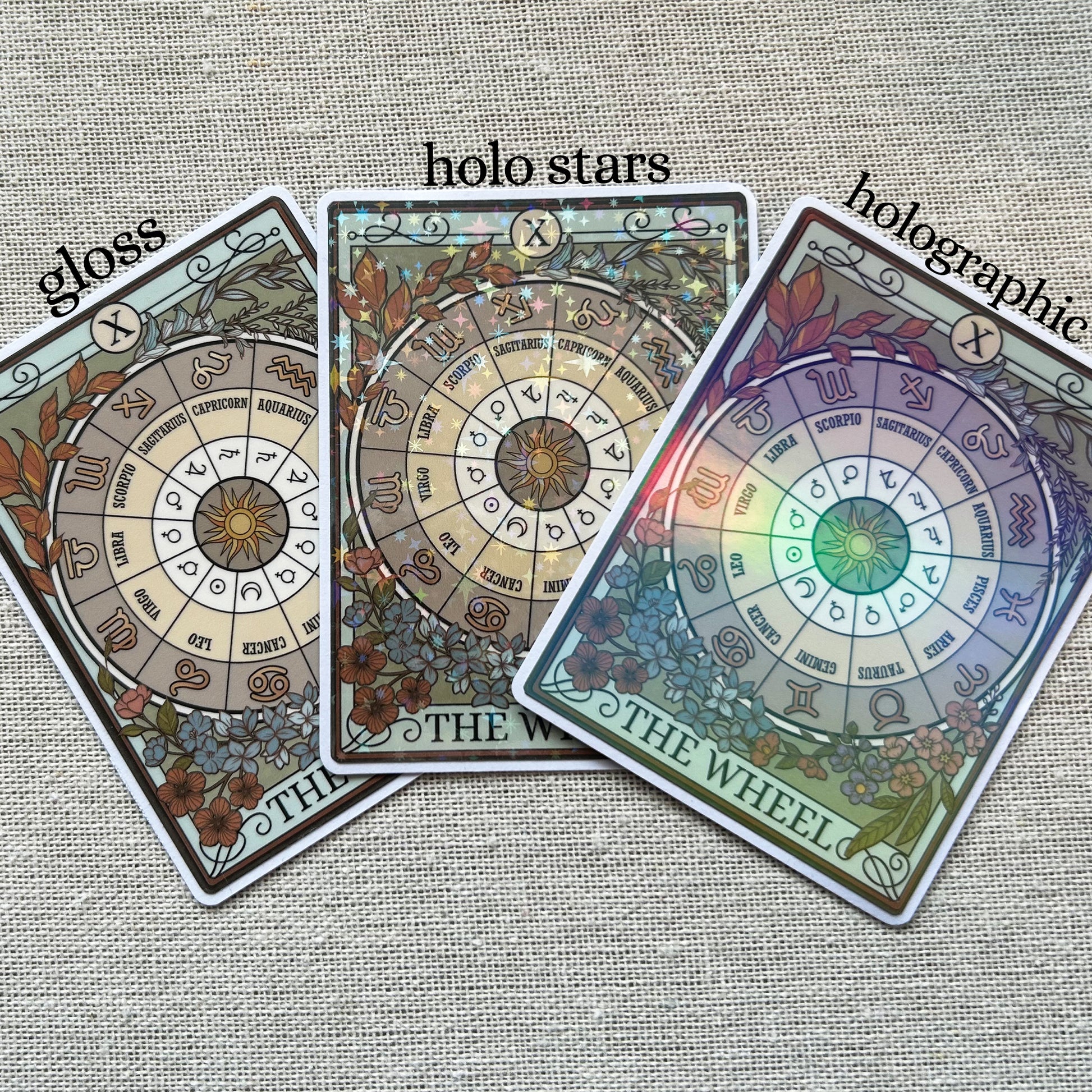 The Wheel Tarot Card Sticker - Esdee