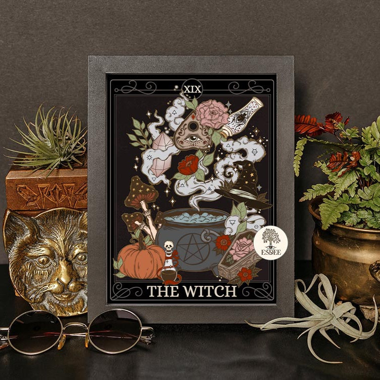 The Witch Tarot Card Poster - Esdee