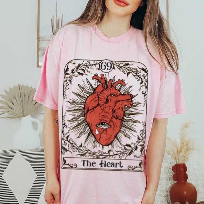 The Heart Ad Meliora Custom Tarot Card Unisex TShirt