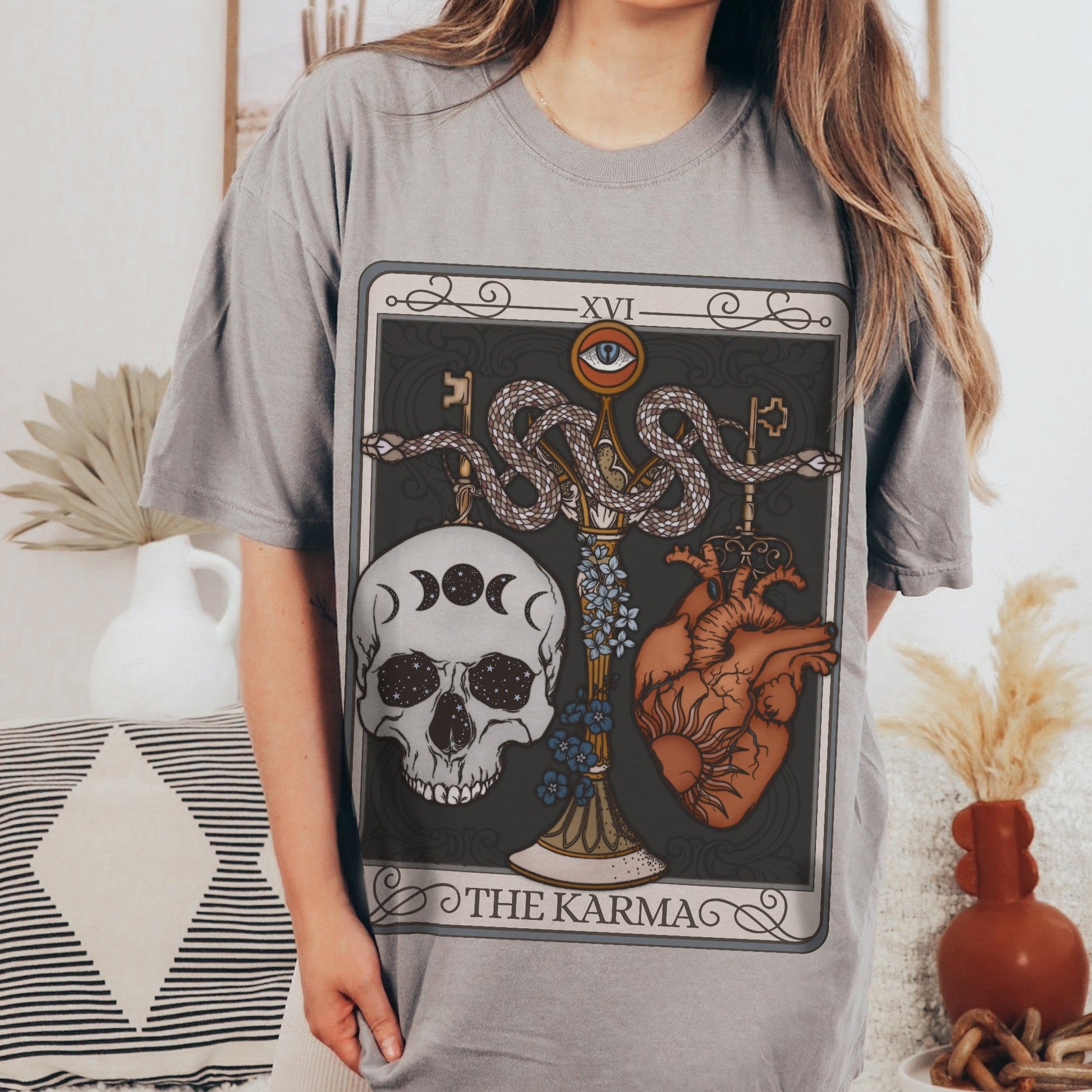 Karma Tarot Card Unisex Comfort Colors T-Shirt - Esdee