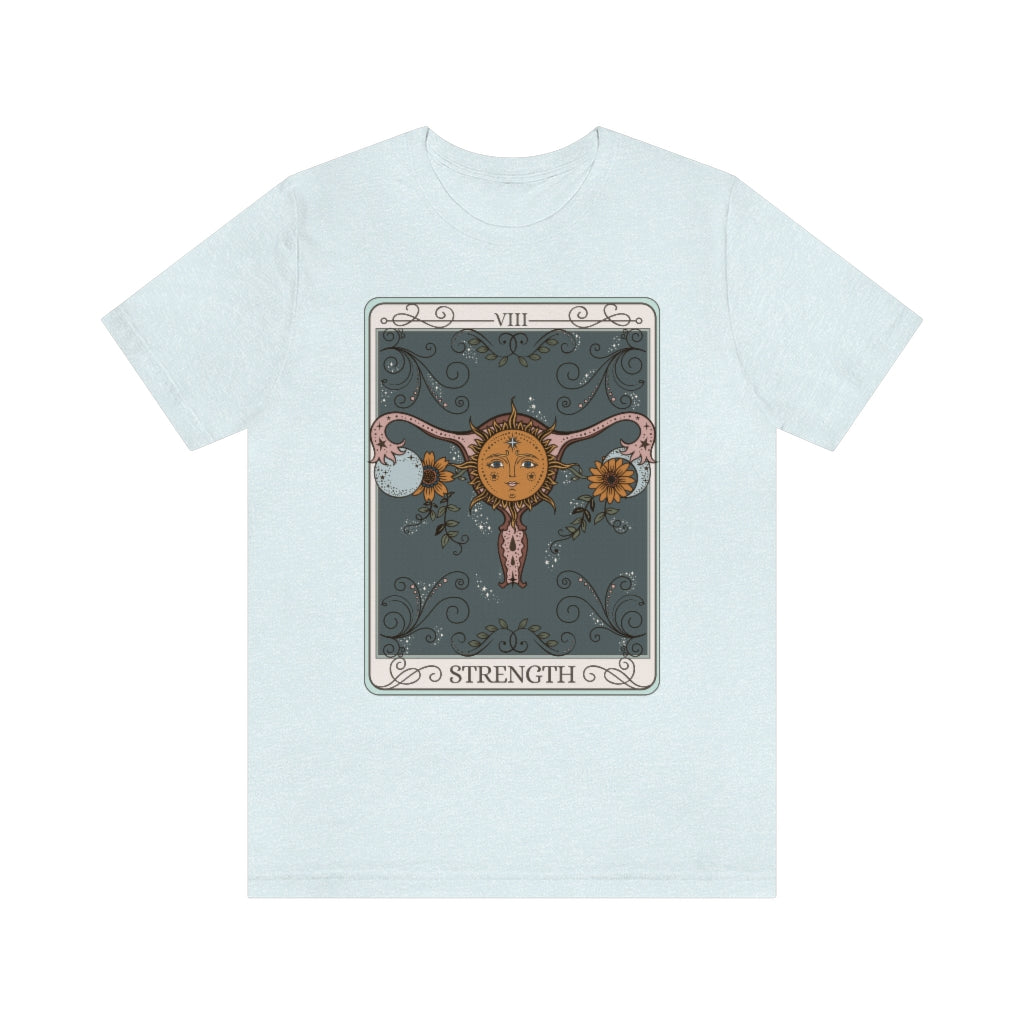 Strength Feminist Tarot Card Unisex TShirt