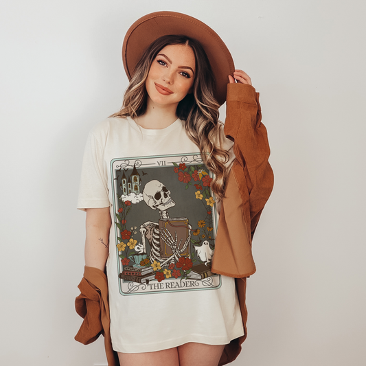 The Reader Tarot Card T-Shirt Esdee