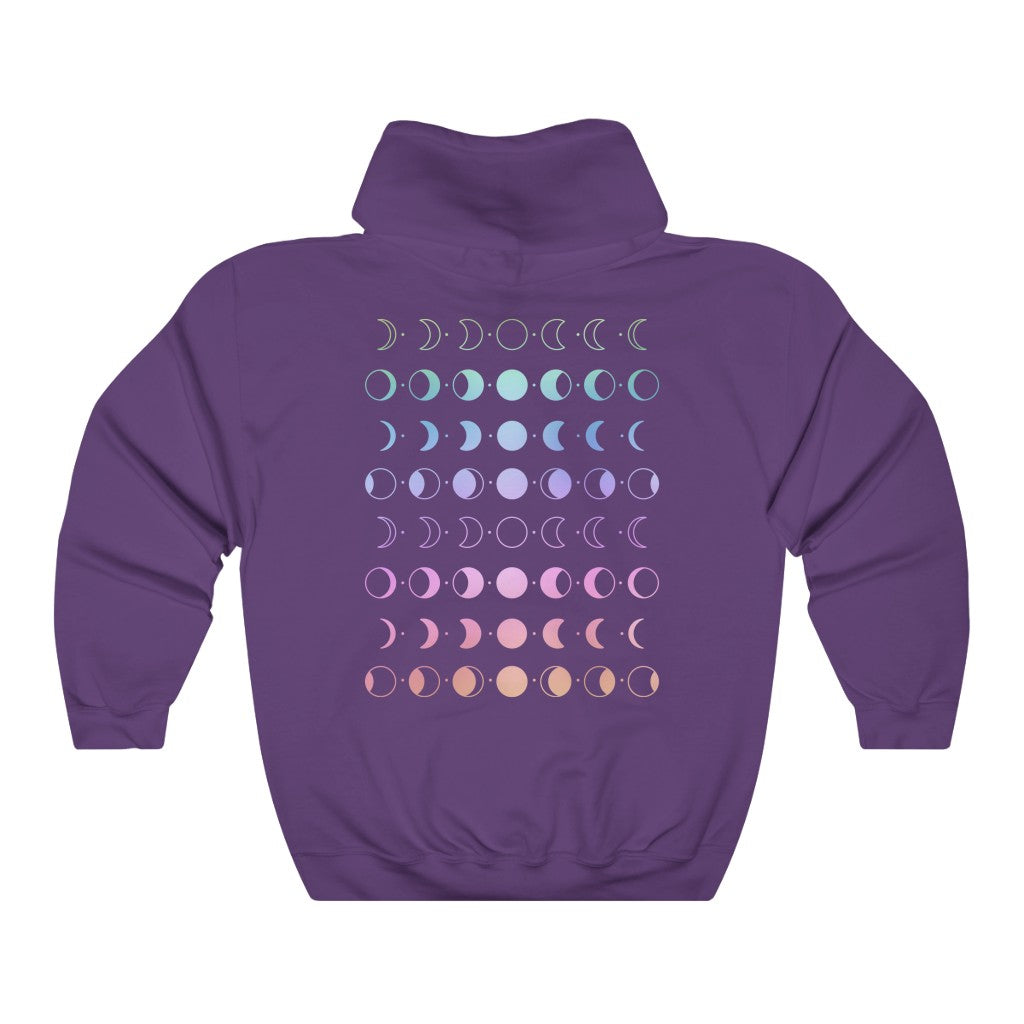 Moon Phases Hooded Sweatshirt Esdee