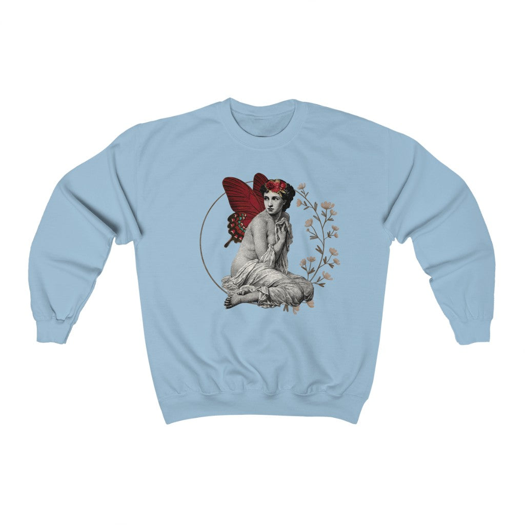 Fairy Floral Crewneck Sweatshirt - Esdee