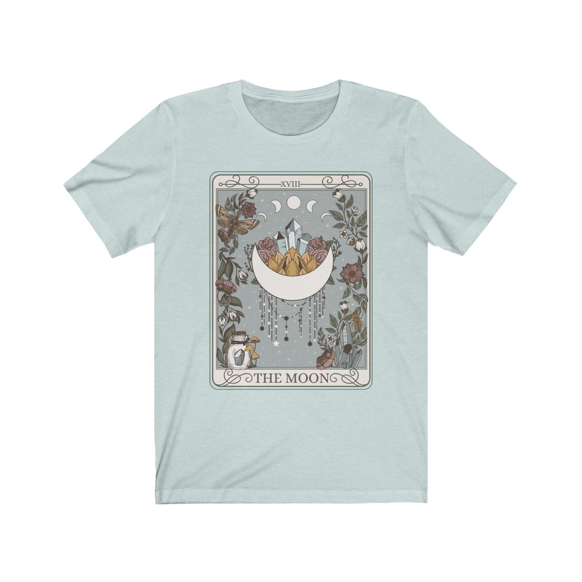 The Moon Tarot Card T-Shirt Esdee