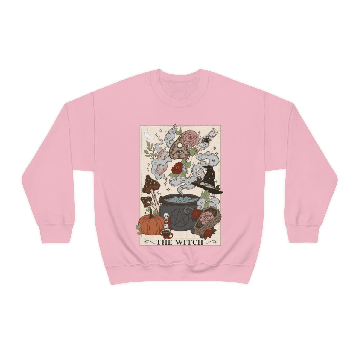 The Witch (Version 1) Tarot Card Crewneck Sweatshirt - Esdee