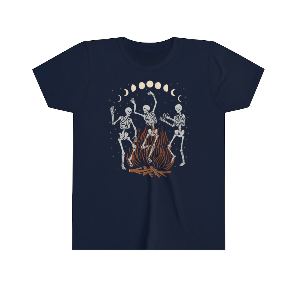 Skeleton Dance Youth Short Sleeve Tee - Esdee