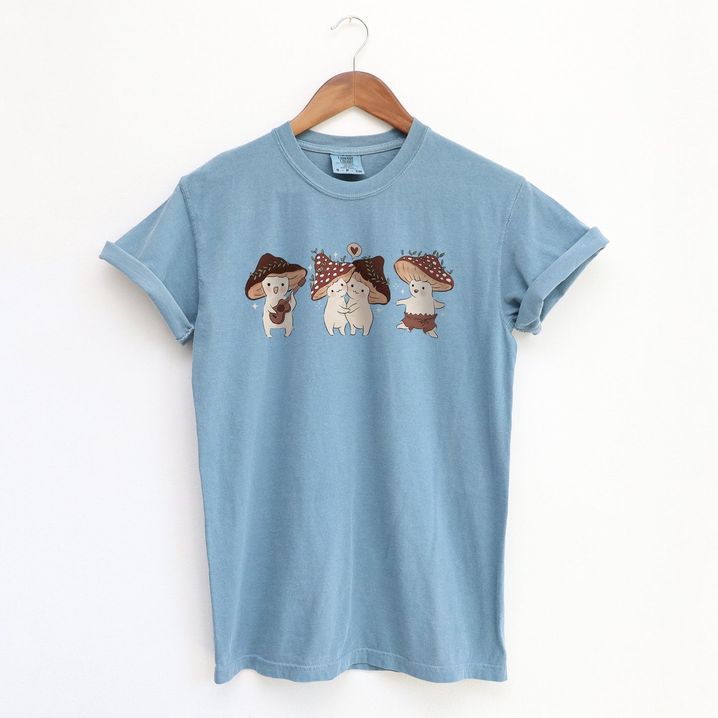 Mushroom Friends Unisex Comfort Colors T-shirt