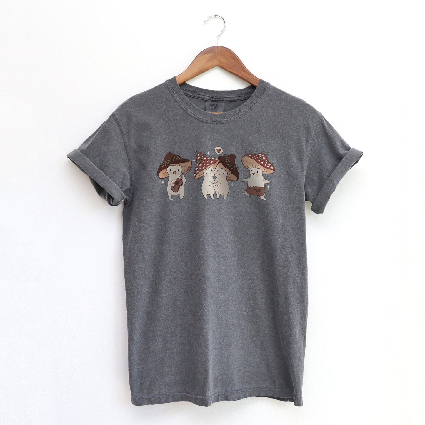 Mushroom Friends Unisex Comfort Colors T-shirt