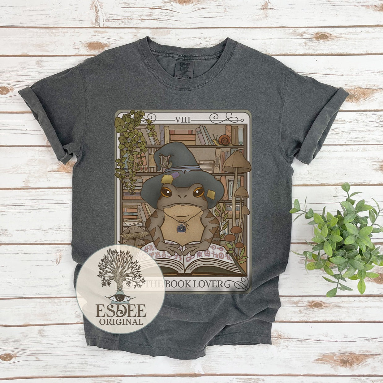 Book Lover Tarot Card Comfort Colors T-shirt - Esdee