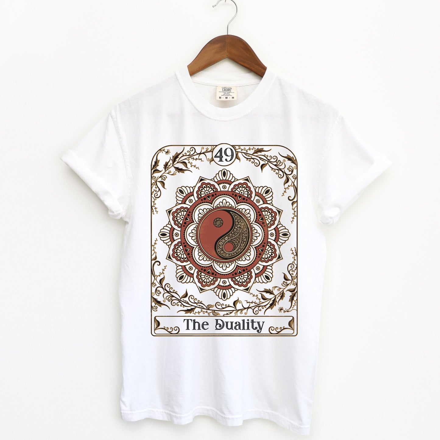 The Duality Ad Meliora Custom Tarot Card Unisex TShirt
