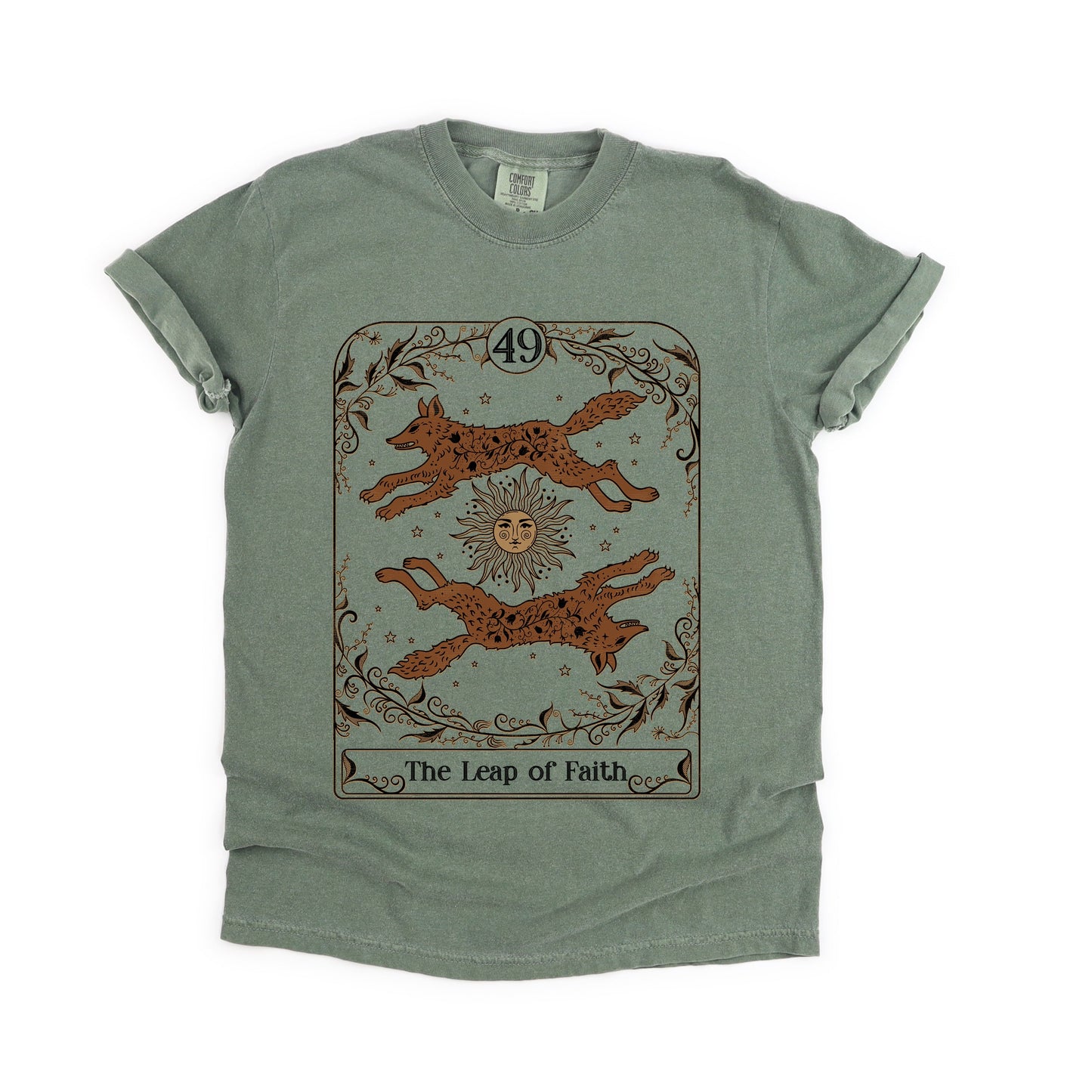 The Leap of Faith Ad Meliora Custom Tarot Card Unisex TShirt
