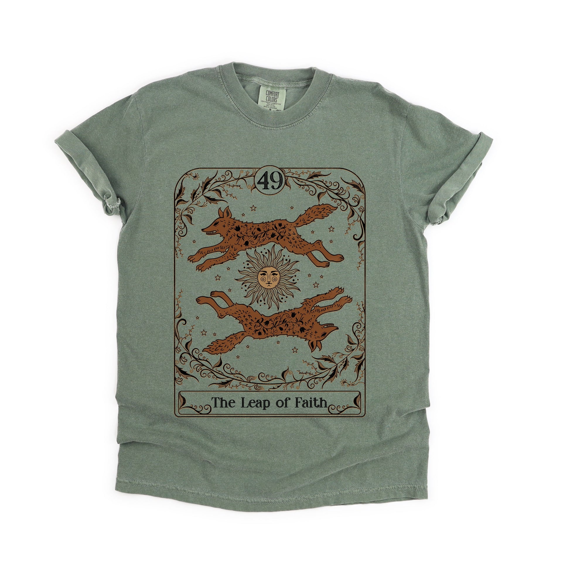 The Leap of Faith Ad Meliora Custom Tarot Card Unisex TShirt
