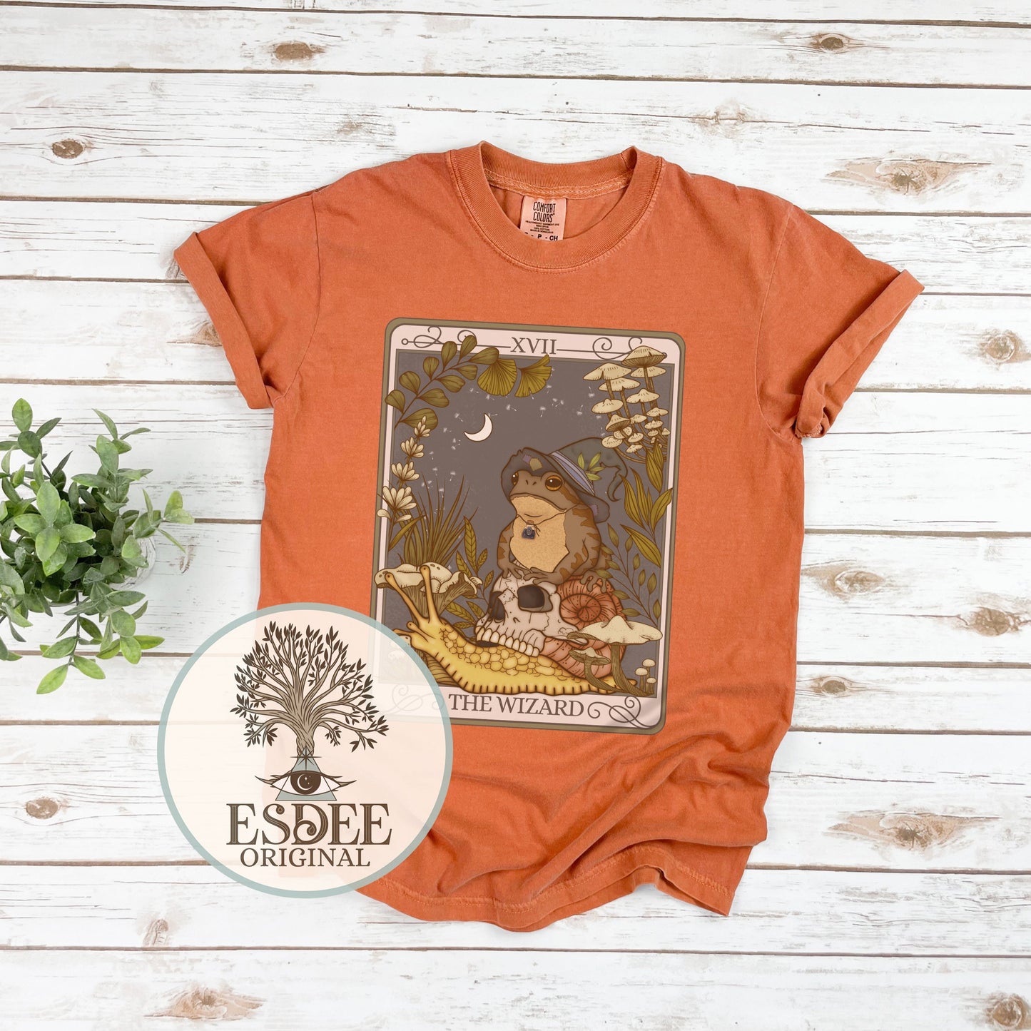 The Wizard Tarot Card Unisex T-shirt - Esdee