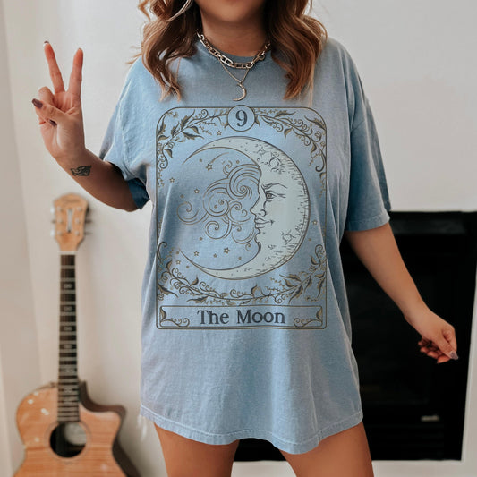 The Moon Ad Meliora Custom Tarot Card Unisex TShirt