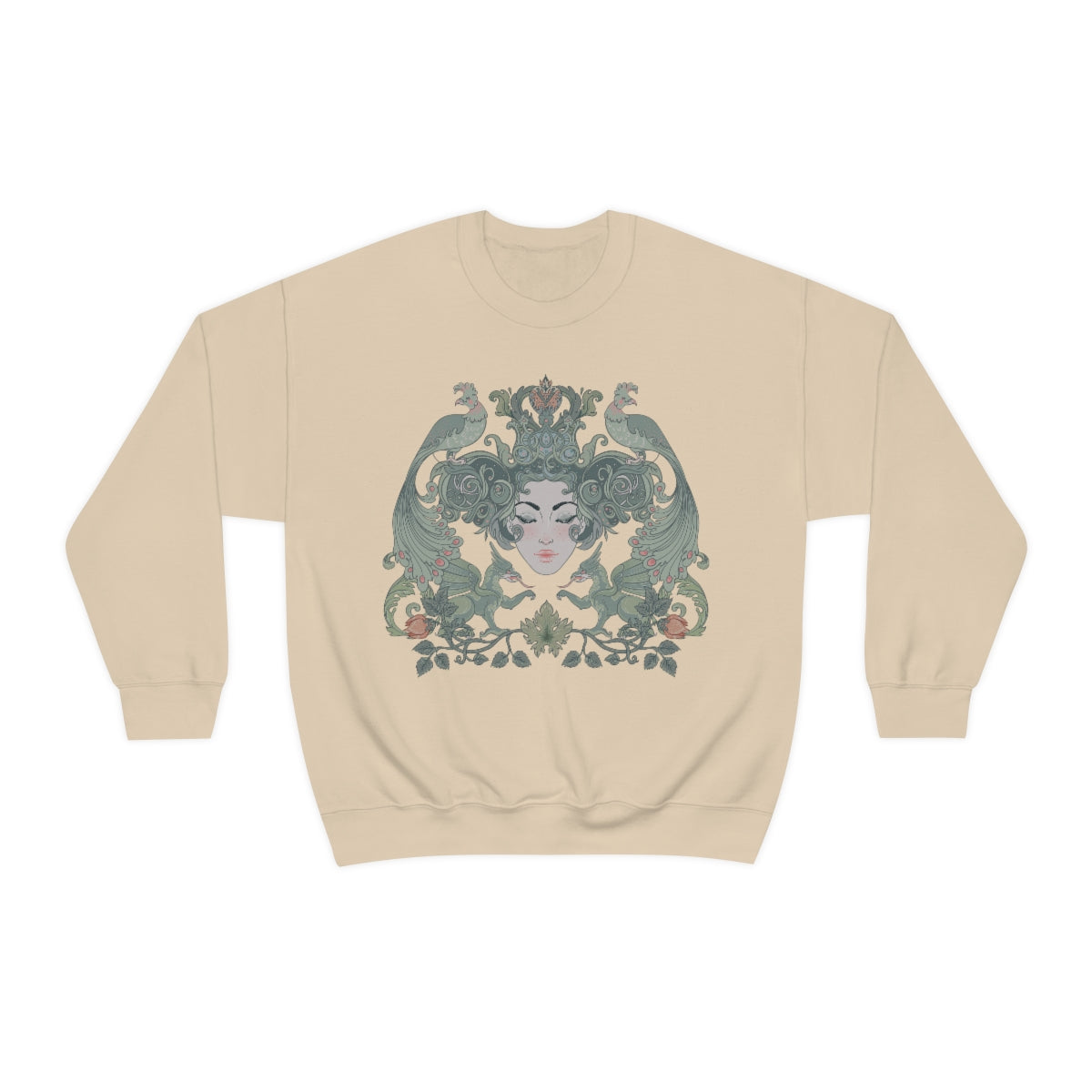 Dragon Art Nouveau Unisex Crewneck Sweatshirt - Esdee