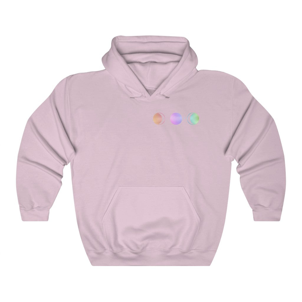 Moon Phases Hooded Sweatshirt Esdee