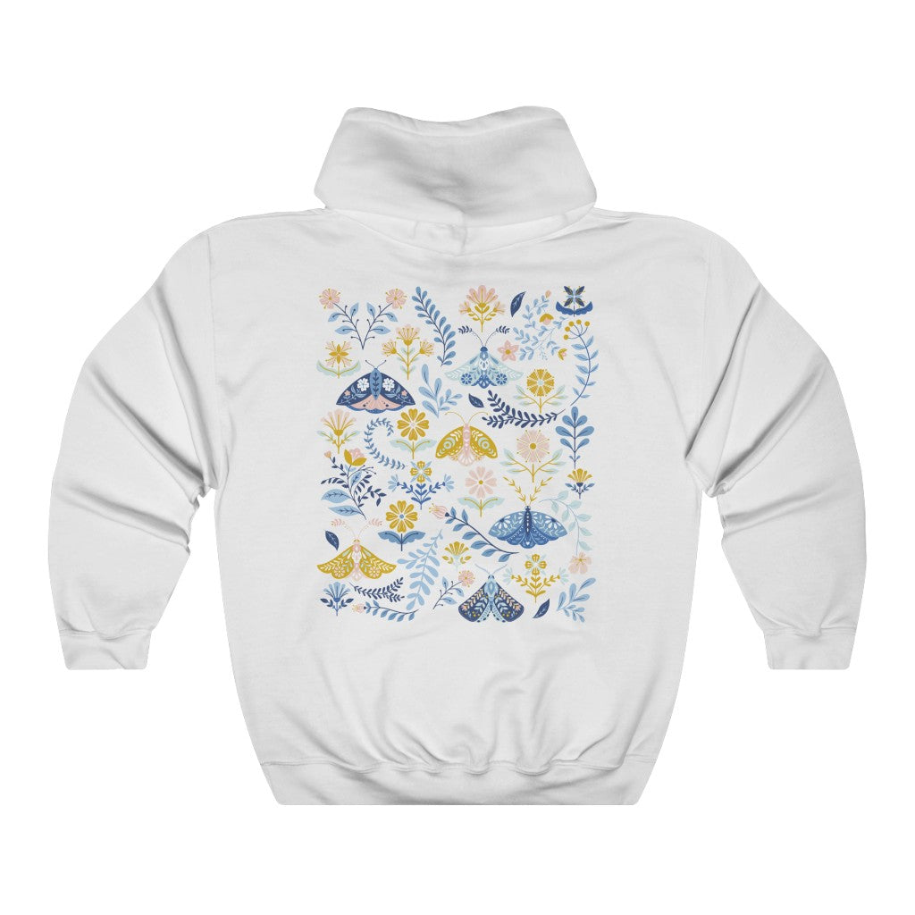 Scandinavian Moth Hooded Sweatshirt - Esdee