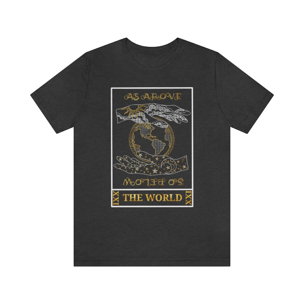 The World Tarot Card Unisex T-Shirt - Esdee