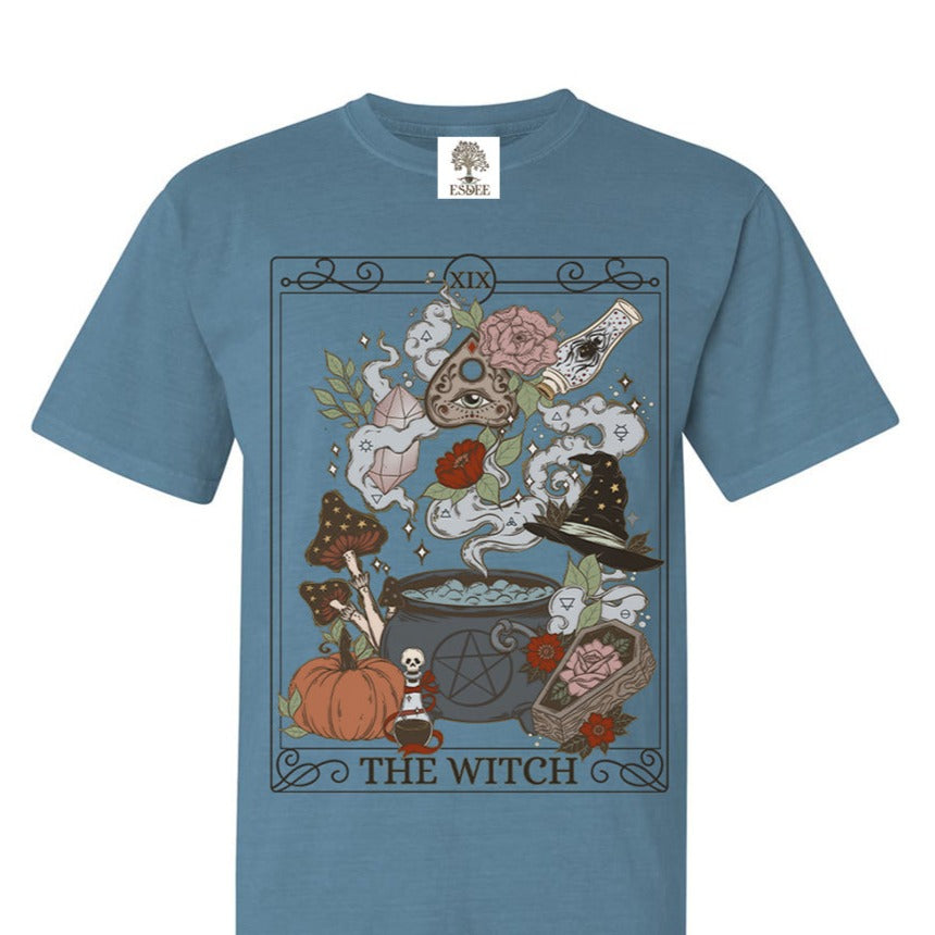 The Witch Tarot Card Unisex Comfort Colors TShirt - Esdee