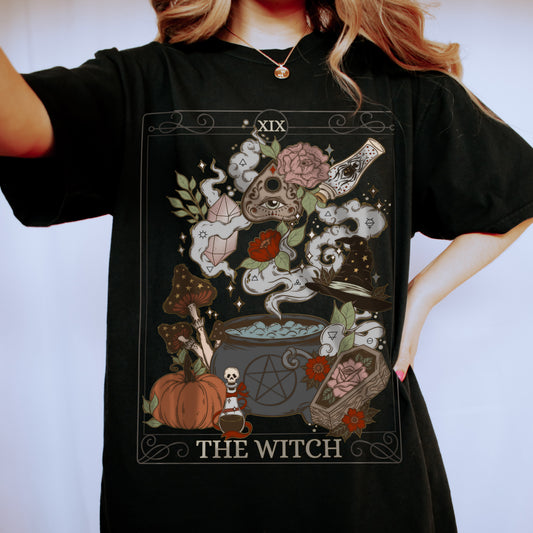 The Witch Tarot Card Unisex Comfort Colors TShirt - Esdee