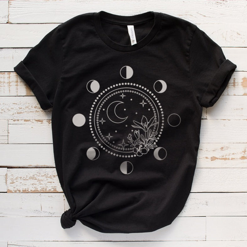 Moon Phase Unisex Short Sleeve Tee - Esdee