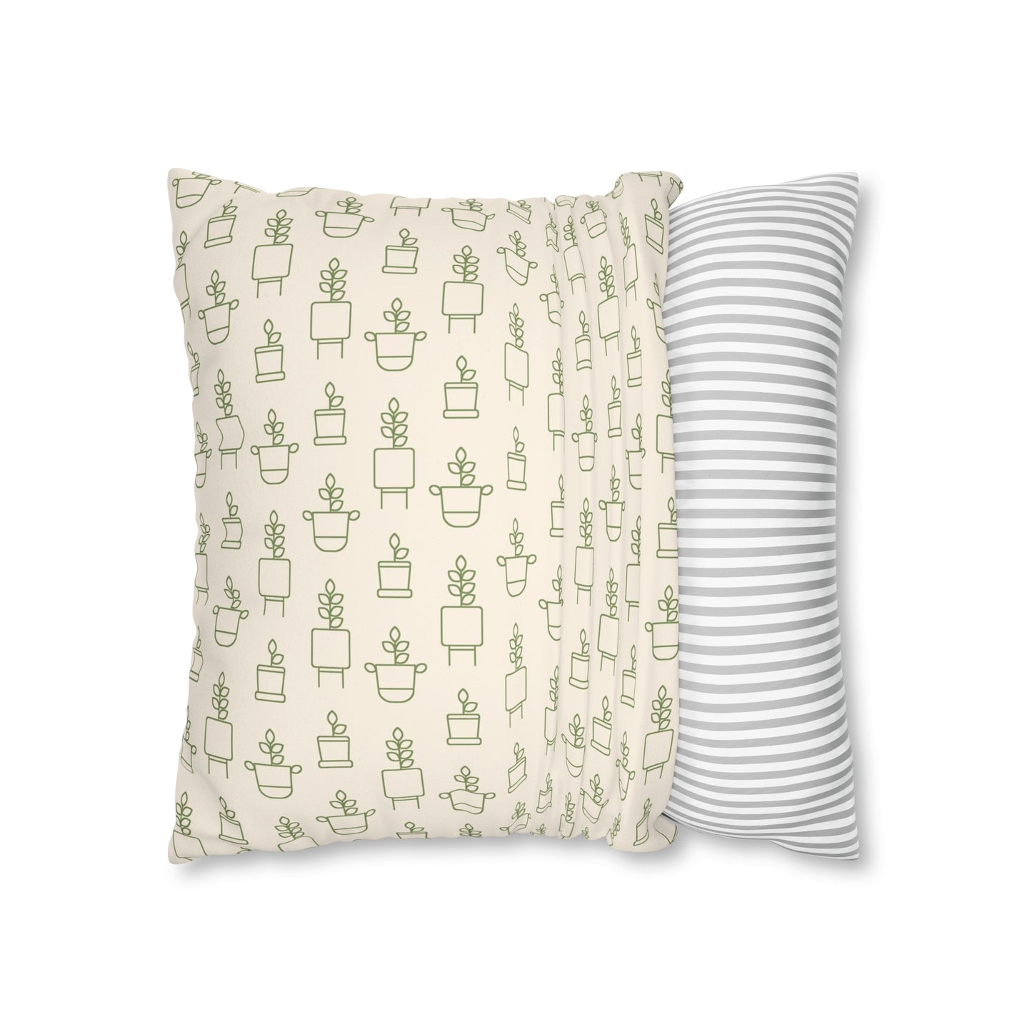 Plant Lover Tarot Card Faux Suede Square Pillow Case - Esdee