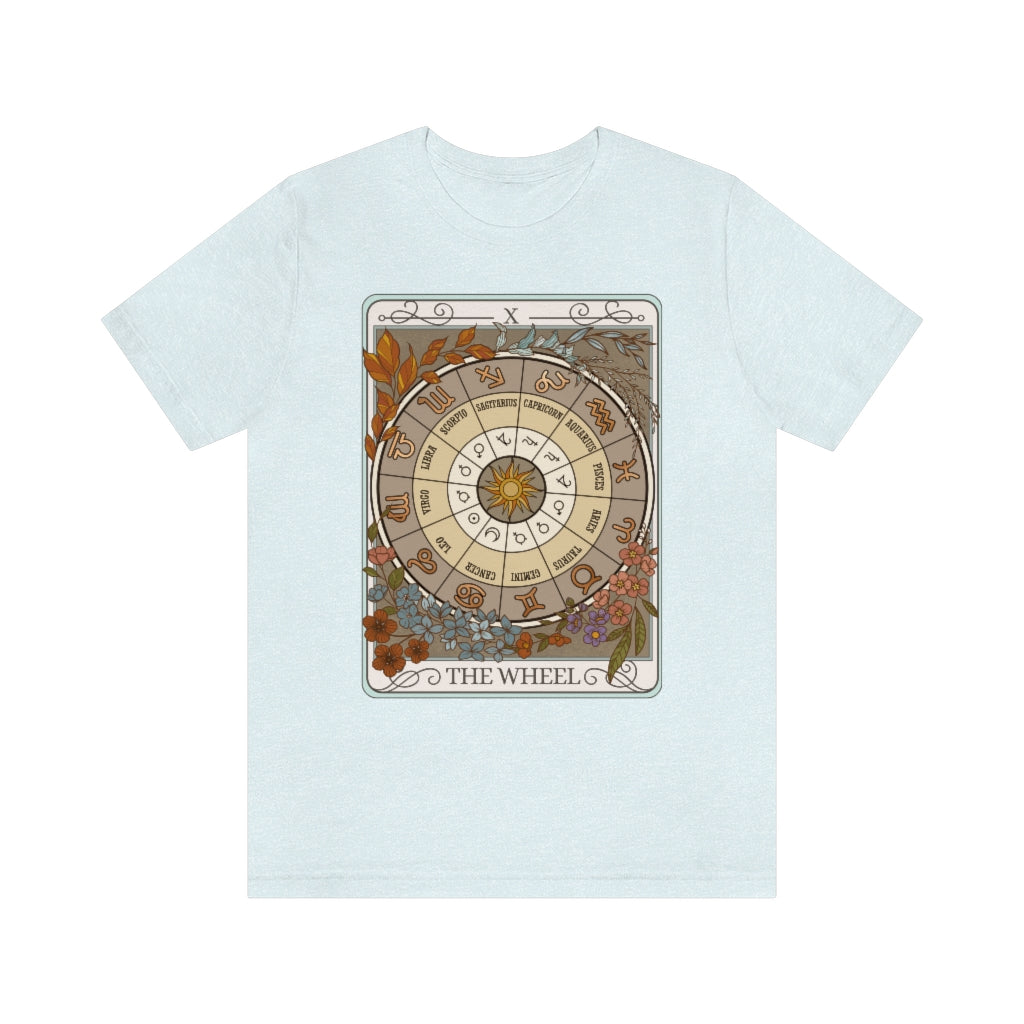 The Wheel Tarot Card Unisex T-Shirt -Esdee
