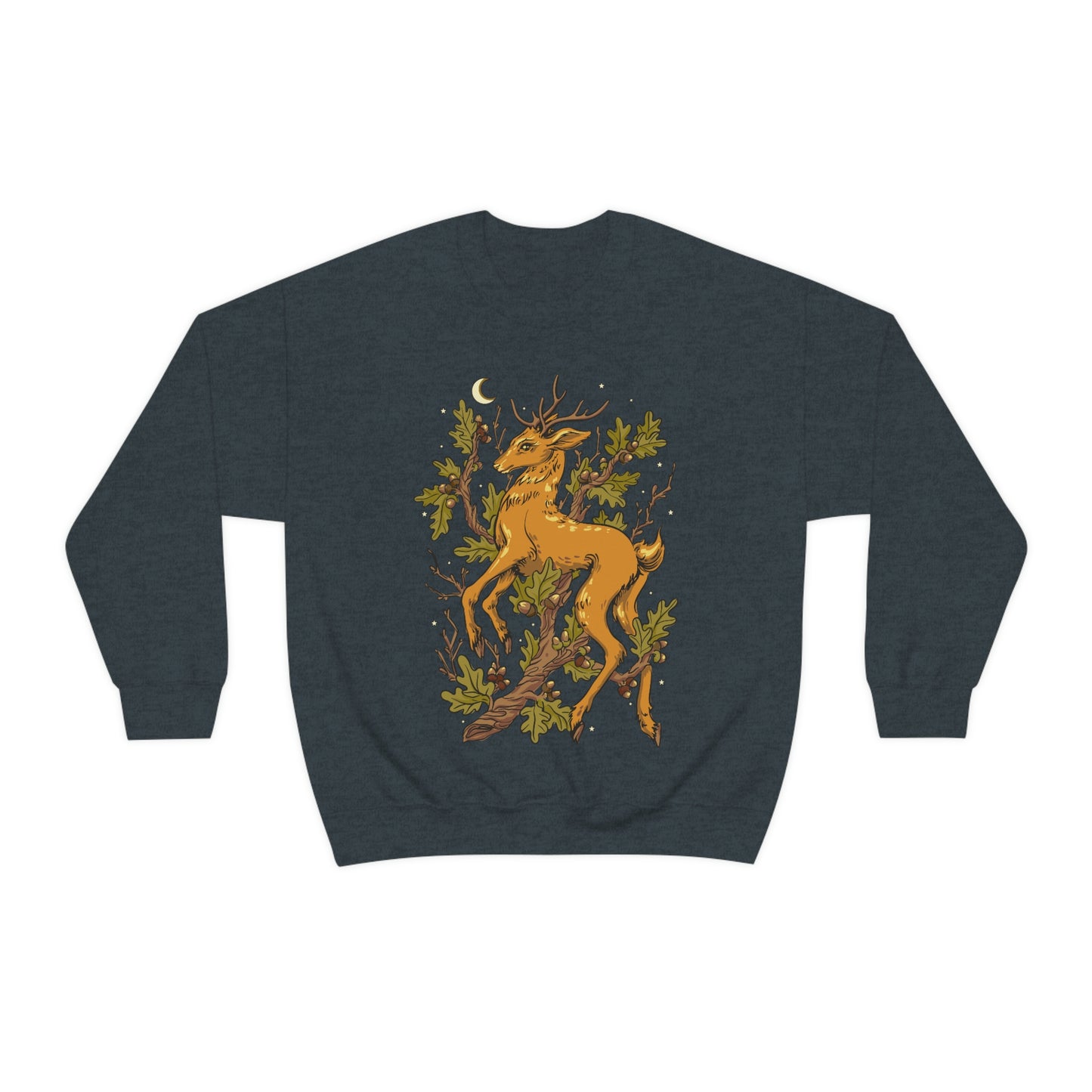 Forestcore Deer Unisex Crewneck Sweatshirt - Esdee