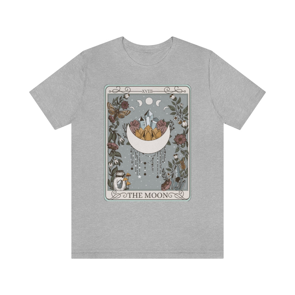 The Moon Tarot Card T-Shirt Esdee