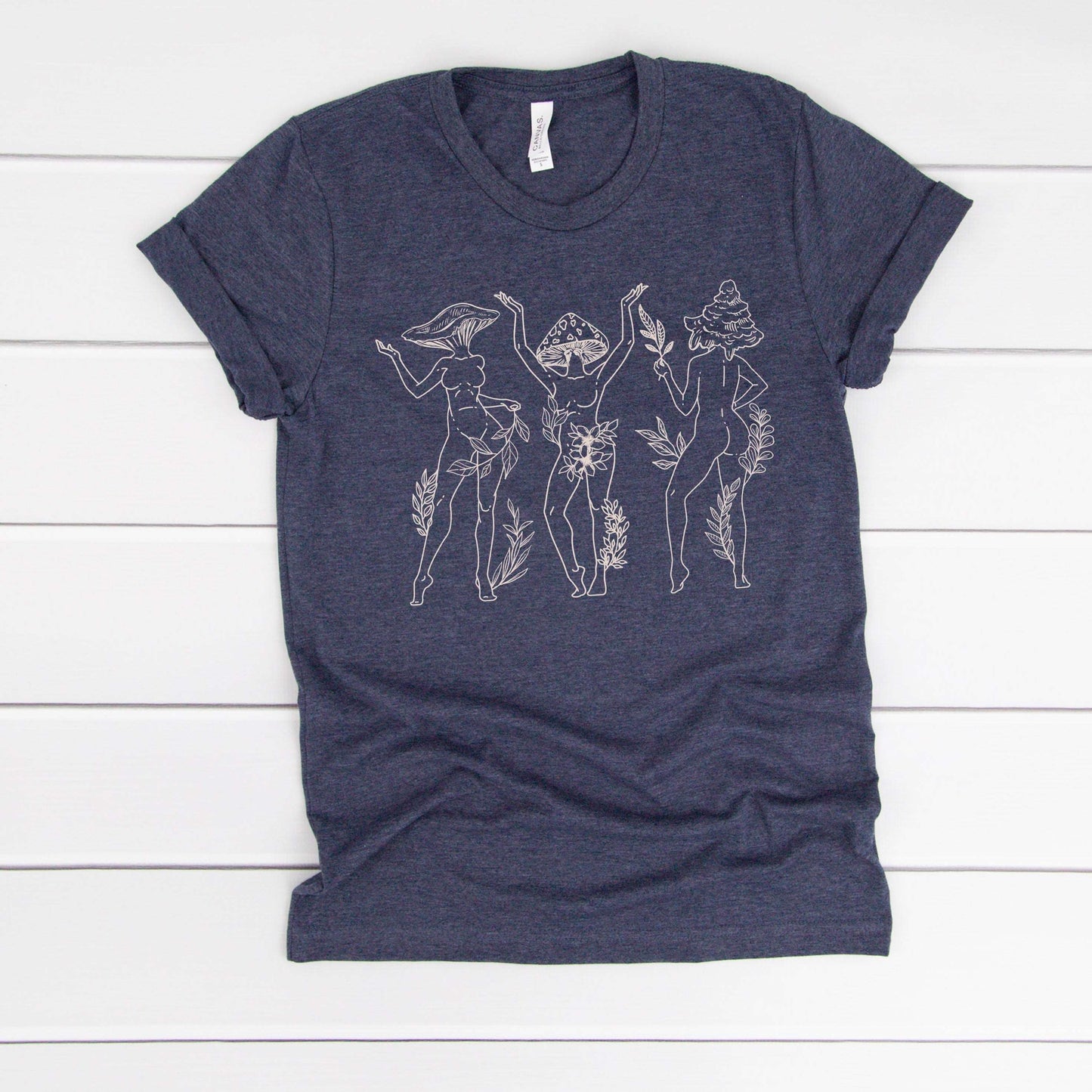 Mushroom Ladies Line T-Shirt - Esdee