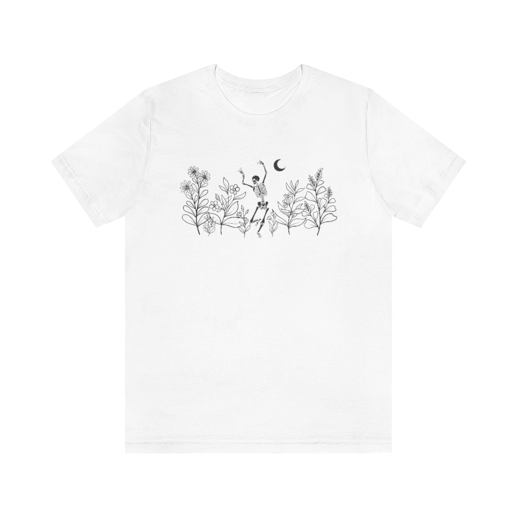 Wildflower Skeleton Unisex T-Shirt - Esdee