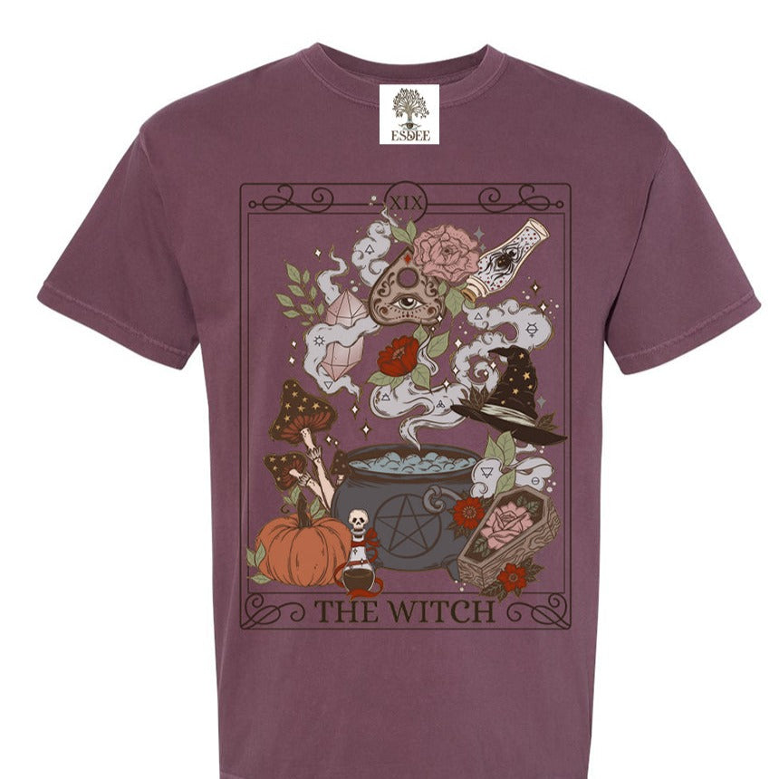 The Witch Tarot Card Unisex Comfort Colors TShirt - Esdee