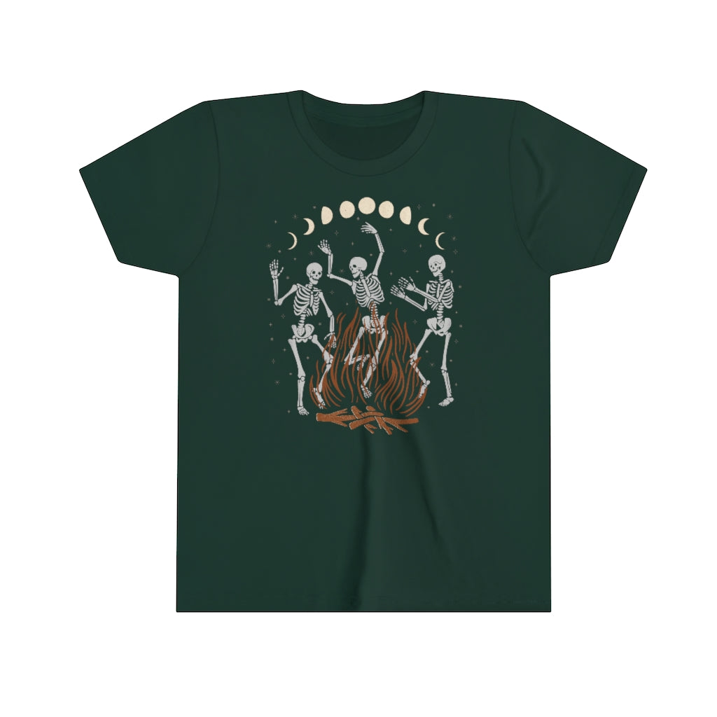 Skeleton Dance Youth Short Sleeve Tee - Esdee