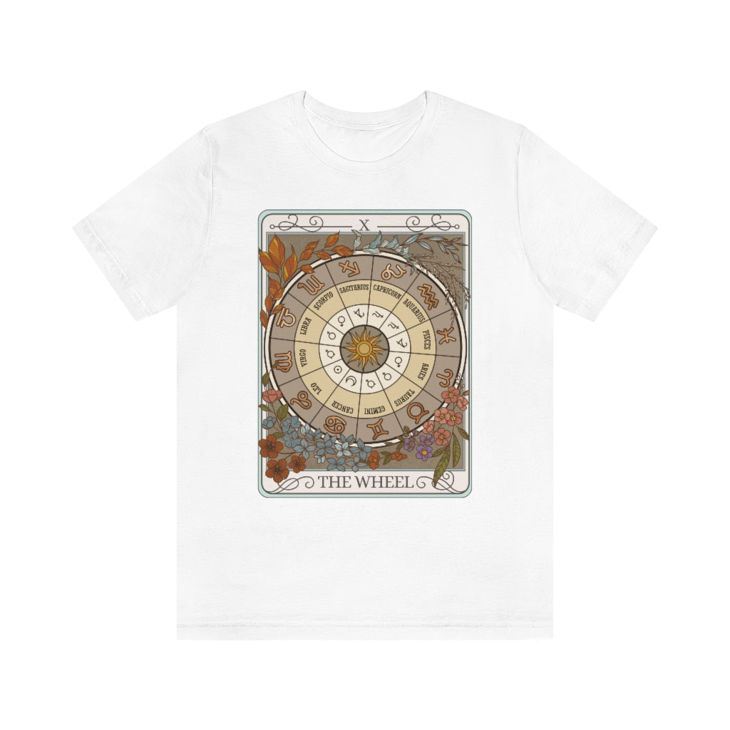 The Wheel Tarot Card Unisex T-Shirt -Esdee