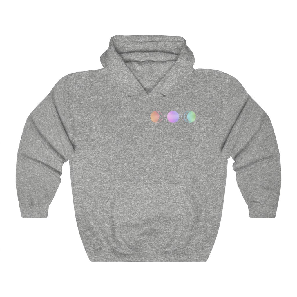 Moon Phases Hooded Sweatshirt Esdee