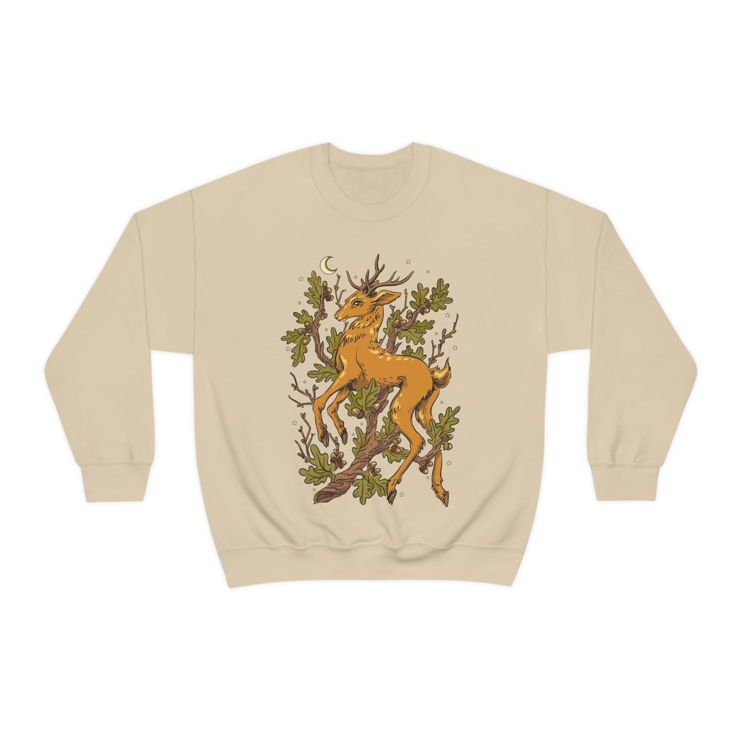 Forestcore Deer Unisex Crewneck Sweatshirt - Esdee